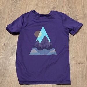 All in Motion Purple Kids Graphic Athletic Tee